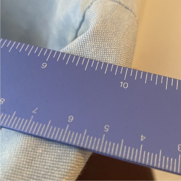 Trash Basket Woven Wicker Basket Blue Liner Small Space Decor Dorm Life - Picture 7 of 7